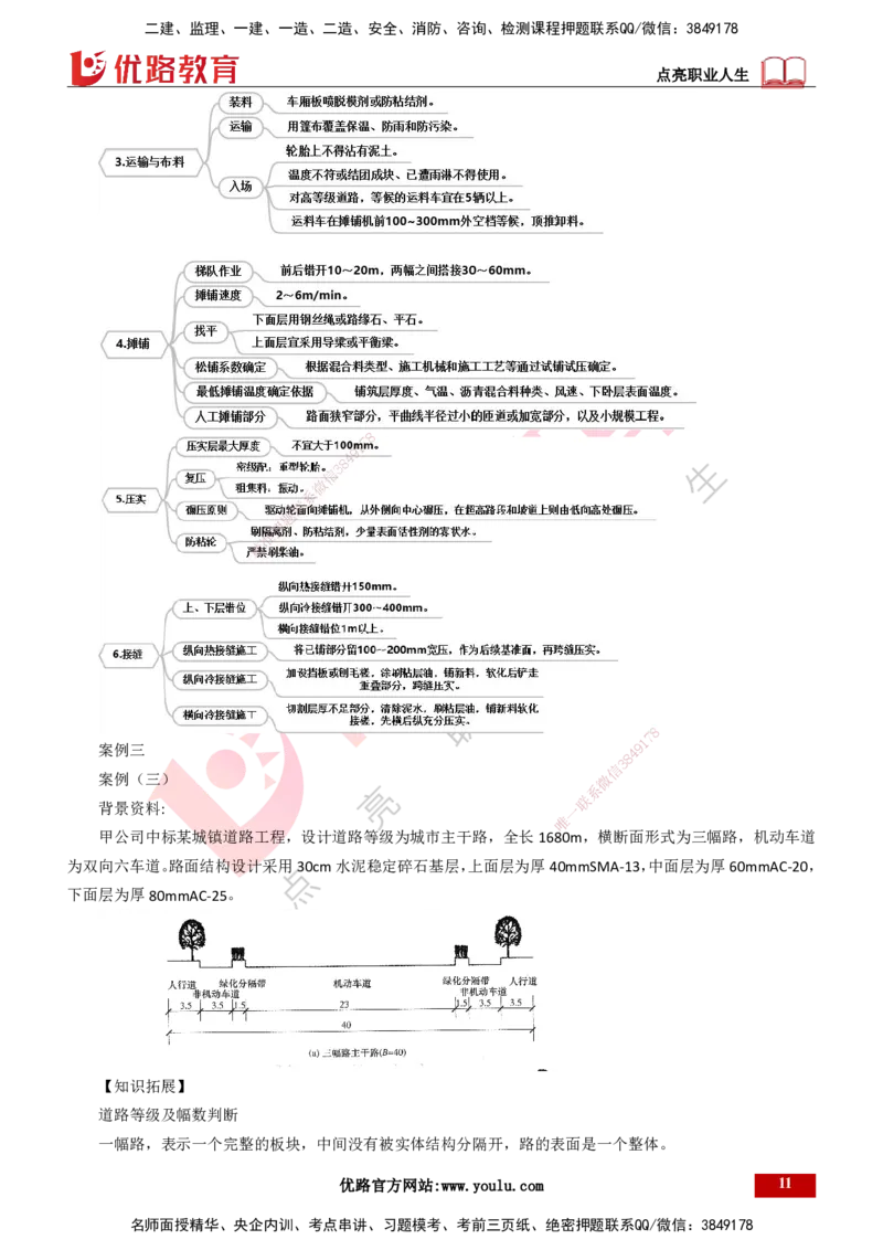 25年一建《市政实务》案例突破讲义打印版_2026年一级建造师_2026年一建机电_2025年一建机电SVIP_04-冲刺串讲✿考点强化✿小灶集训_09-机电《案例突破班》时老师YL_讲义