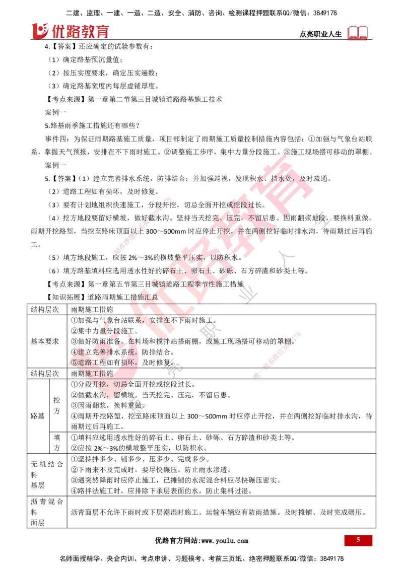 25年一建《市政实务》案例突破讲义打印版_2026年一级建造师_2026年一建机电_2025年一建机电SVIP_04-冲刺串讲✿考点强化✿小灶集训_09-机电《案例突破班》时老师YL_讲义
