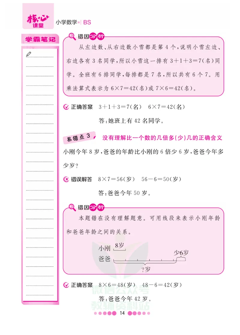 二年级上册数学北师版易错清单_二年级上下册资料_小学二年级学习资料-25年更新版_2-03、小学二年级数学上册_2-3-1、复习、知识点、归纳汇总_北师大版