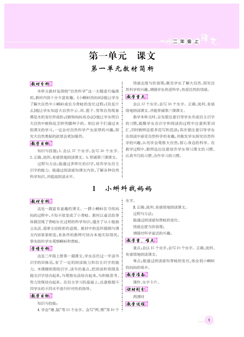 二年级语文人教_二年级上下册资料_小学二年级学习资料-25年更新版_2-01、小学二年级语文上册_2-1-3、课件、讲义、教案_《名师测控》新教案2年级语文RJ上册_新教案2年级语文RJ上册