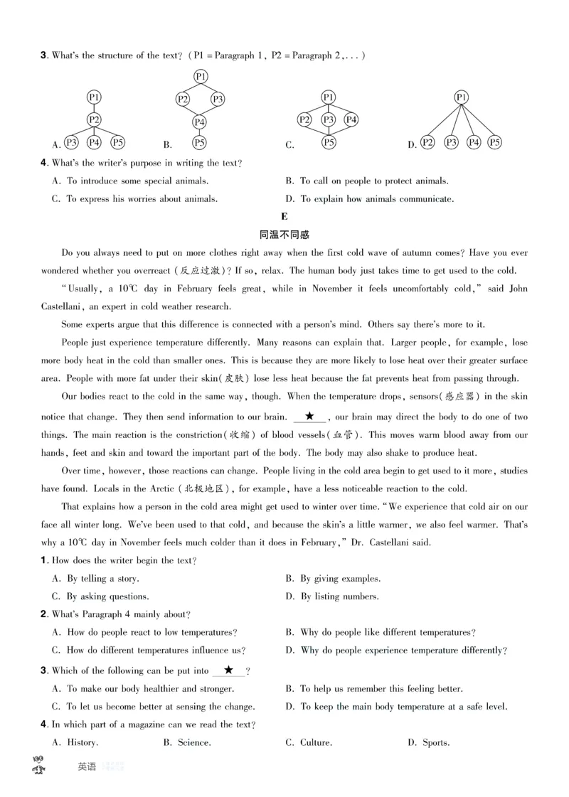 2026《中考英语45套》辽宁题型小卷答案_45套中招_2026《中考英语45套》辽宁