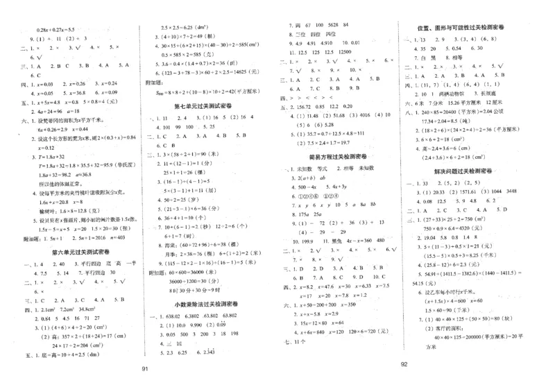 25秋68所五上数学期末冲刺卷人教_25秋小学语数英习题试卷_数学_人教版_25秋人教版数学期末冲刺卷