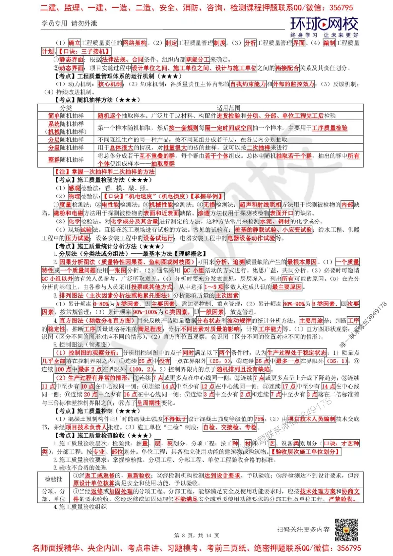 2025环球网校一级建造师《建设工程项目管理》必背10页纸_2026年一级建造师_2026年一建管理_2025年一建管理SVIP_05-考前密训✿央企特训✿机构普押_41-管理《考前10页纸+临考点睛卷》HQ
