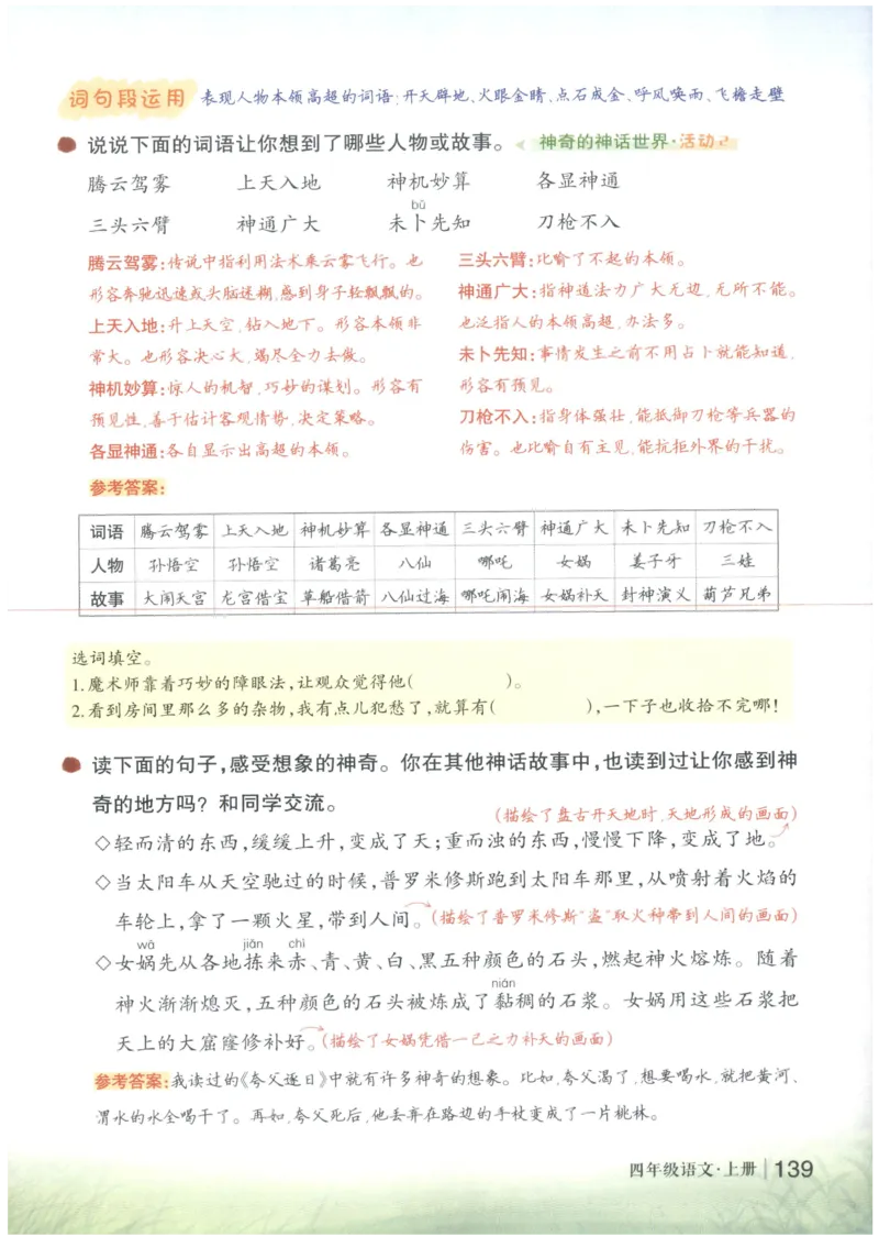 《状元笔记》_25秋小学语数英习题试卷_语文_25秋《状元笔记》语文12456_4年级语文《状元笔记》25秋