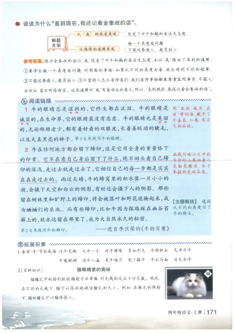《状元笔记》_25秋小学语数英习题试卷_语文_25秋《状元笔记》语文12456_4年级语文《状元笔记》25秋