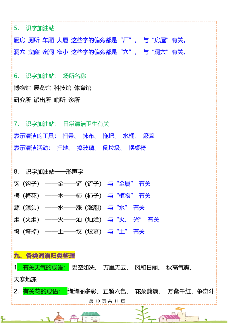 二年级下册语文全册重点知识归纳(1)_二年级上下册资料_小学二年级学习资料-25年更新版_2-02、小学二年级语文下册_2-2-1、复习、知识点、归纳汇总_语文知识点（归类汇总）