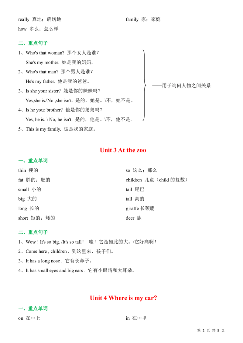 三年级下册人教版PEP英语寒假预习单词及短语_三年级上下册资料_三年级上语数英上下册学习资料_3-8-6、小学三年级英语下册_人教PEP版_1、知识点总结