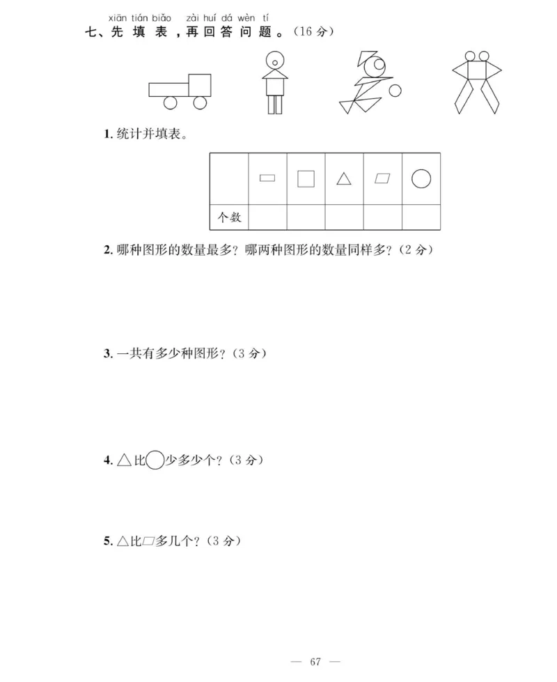 《绩优名卷》数学1年级下册（RJ）_一年级上下册资料_小学一年级学习资料-25年更新版_1-04、小学一年级数学下册_1-4-2、练习题、作业、试题、试卷_人教版_电子册