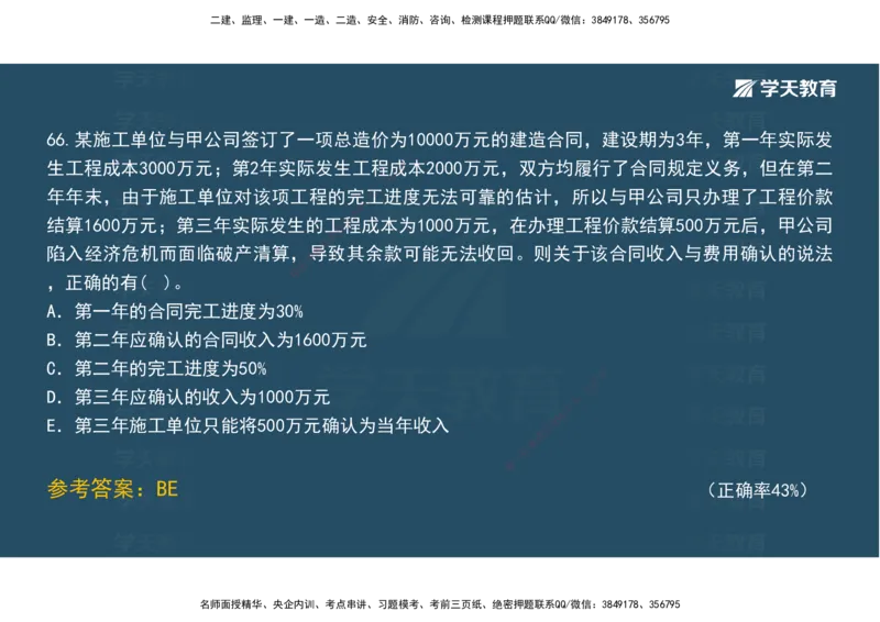 05.模考测评（二）讲义_2026年一级建造师_2026年一建经济_2025年一建经济SVIP_03-习题精析✿实战特训✿模考通关_36-经济《模考测评班》孙麒伟XT_--配套讲义--