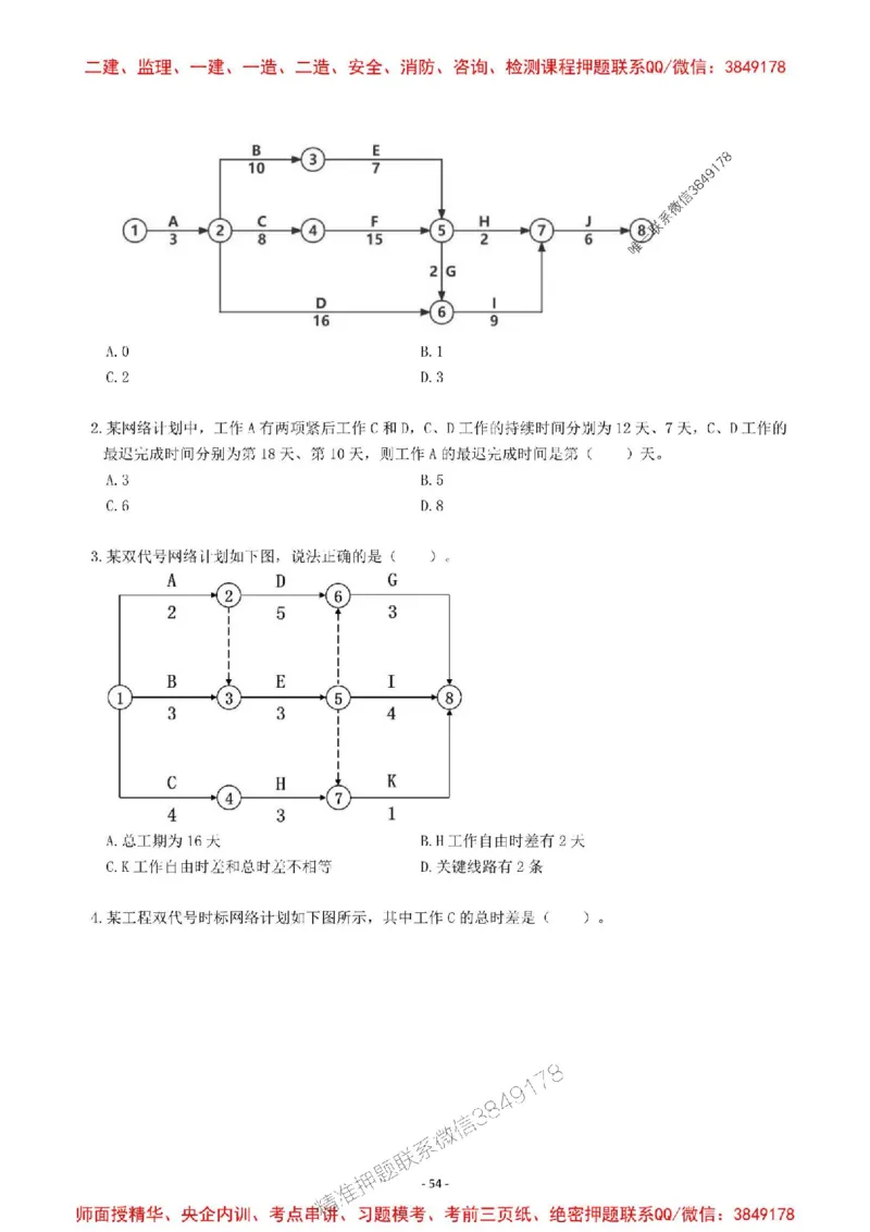 2025一建管理-章节千题-题干_2026年一级建造师_2026年一建管理_2025年一建管理SVIP_01-精华文档✿电子教材✿历年真题_18-管理《章节千题斩》SMR推荐