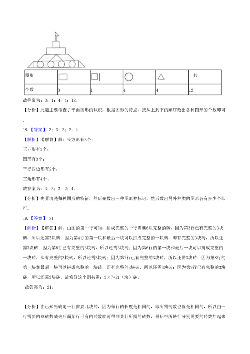 一（下）数学北师大BS版期末复习专题讲义（知识点归纳+典例讲解+同步测试）_一年级上下册资料_小学一年级学习资料-25年更新版_1-04、小学一年级数学下册_1-4-1、复习、知识点、归纳汇总