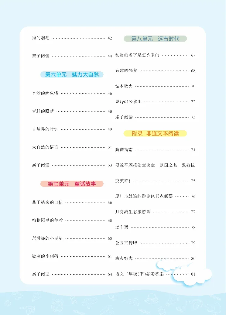 《核心阅读》语文2年级下册（RJ）_二年级上下册资料_小学二年级学习资料-25年更新版_2-02、小学二年级语文下册_2-2-2、练习题、作业、试题、试卷_电子册类