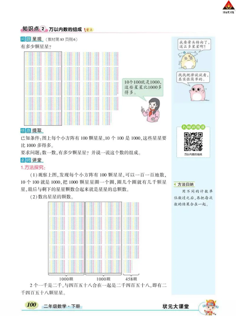 《状元大课堂》数学2年级下册（RJ）_二年级上下册资料_小学二年级学习资料-25年更新版_2-04、小学二年级数学下册_2-4-2、练习题、作业、试题、试卷_人教版_电子册类