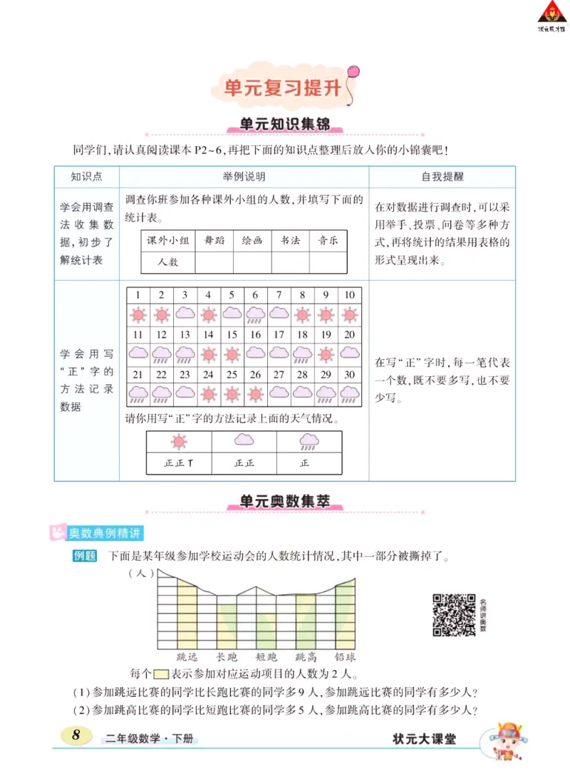 《状元大课堂》数学2年级下册（RJ）_二年级上下册资料_小学二年级学习资料-25年更新版_2-04、小学二年级数学下册_2-4-2、练习题、作业、试题、试卷_人教版_电子册类