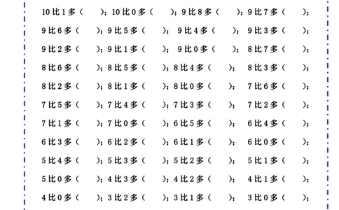 一年级上册《10以内比多少》填空题六大题型（含答案）_一年级上下册资料_一年级上册小红书同款资料_一年级(1)