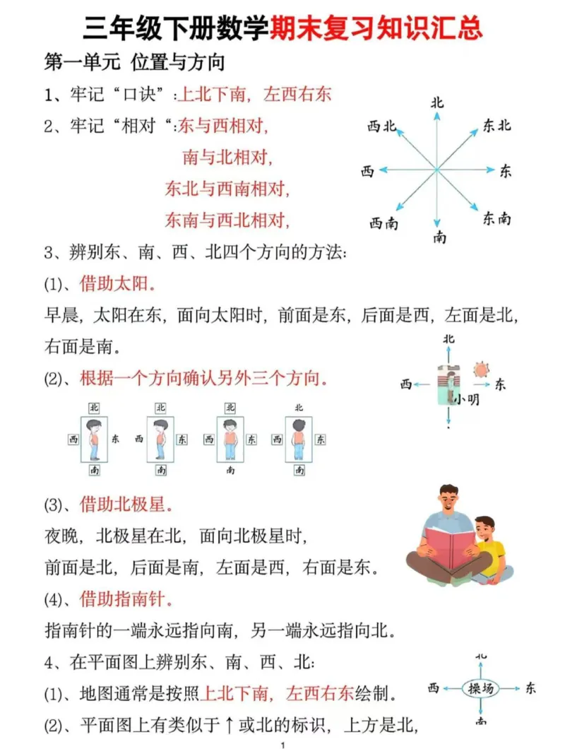 三年级寒假超车基础知识级题型预习指南_三年级上下册资料_三年级下册小红书同款资料_三下数学