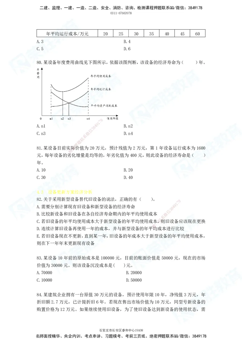 2025一建工程经济破题电子版题目第01&mdash;91题_2026年一级建造师_2026年一建经济_2025年一建经济SVIP_03-习题精析✿实战特训✿模考通关_21-经济《破题提升班》李初夏RS_讲义
