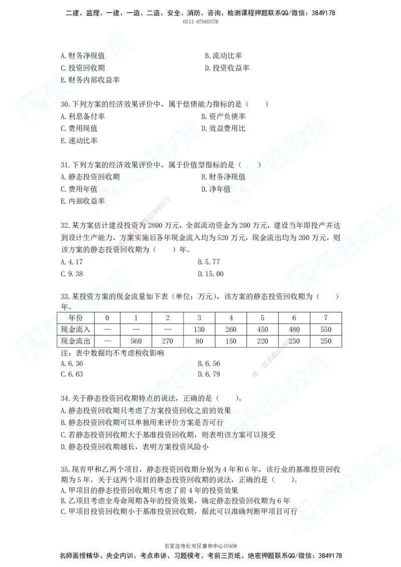 2025一建工程经济破题电子版题目第01&mdash;91题_2026年一级建造师_2026年一建经济_2025年一建经济SVIP_03-习题精析✿实战特训✿模考通关_21-经济《破题提升班》李初夏RS_讲义