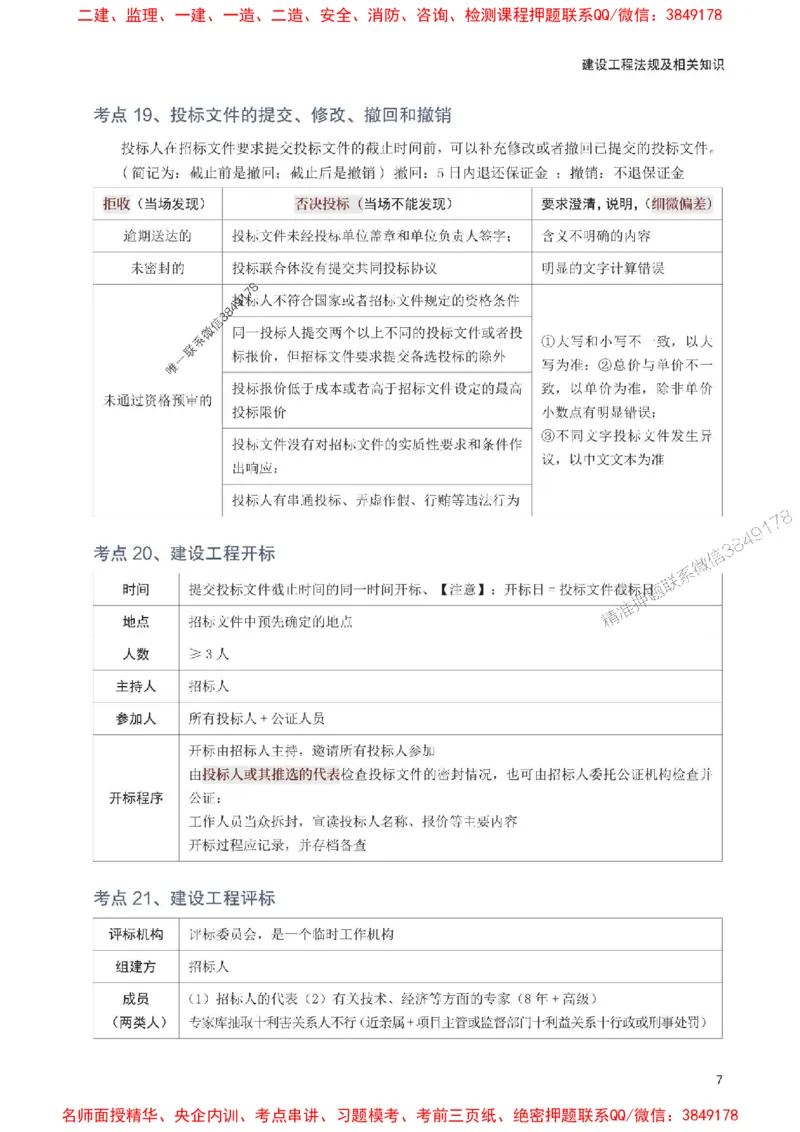2025年一级建造师《工程法规》考前10页纸_1_2026年一建法规_2025年一建法规SVIP_05-考前密训✿央企特训✿机构普押_27-法规《考前必背10页纸》233