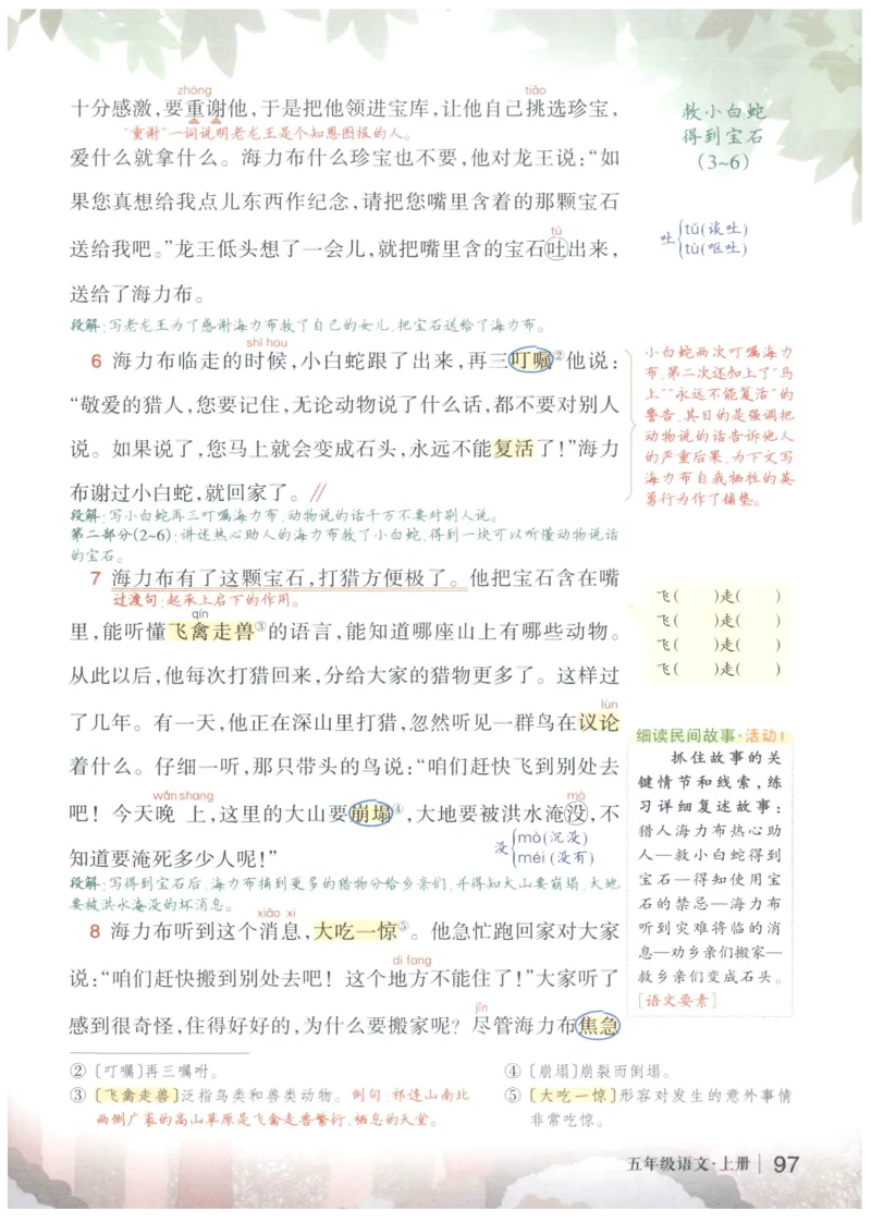 《状元笔记》_25秋小学语数英习题试卷_语文_25秋《状元笔记》语文12456_5年级语文《状元笔记》25秋