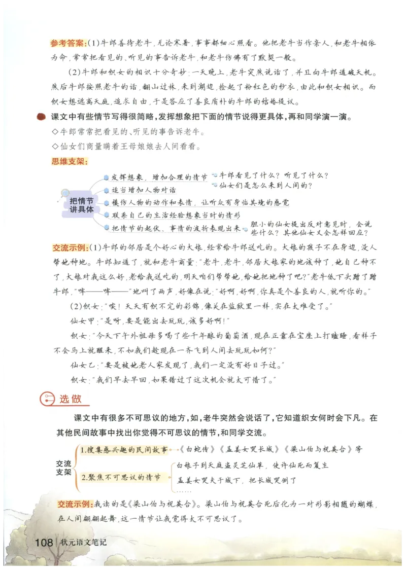 《状元笔记》_25秋小学语数英习题试卷_语文_25秋《状元笔记》语文12456_5年级语文《状元笔记》25秋