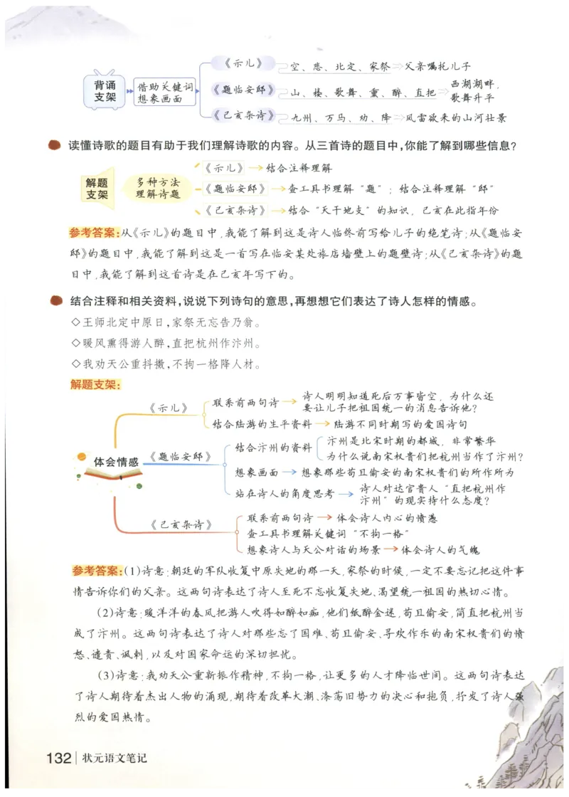 《状元笔记》_25秋小学语数英习题试卷_语文_25秋《状元笔记》语文12456_5年级语文《状元笔记》25秋