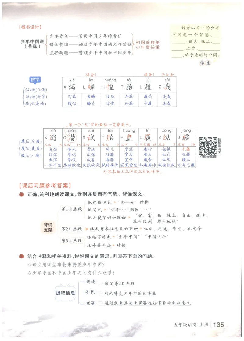 《状元笔记》_25秋小学语数英习题试卷_语文_25秋《状元笔记》语文12456_5年级语文《状元笔记》25秋