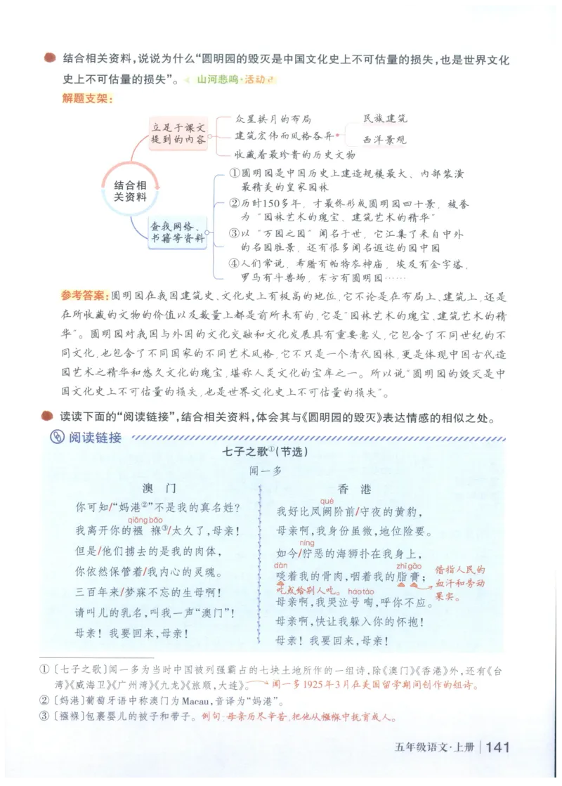《状元笔记》_25秋小学语数英习题试卷_语文_25秋《状元笔记》语文12456_5年级语文《状元笔记》25秋