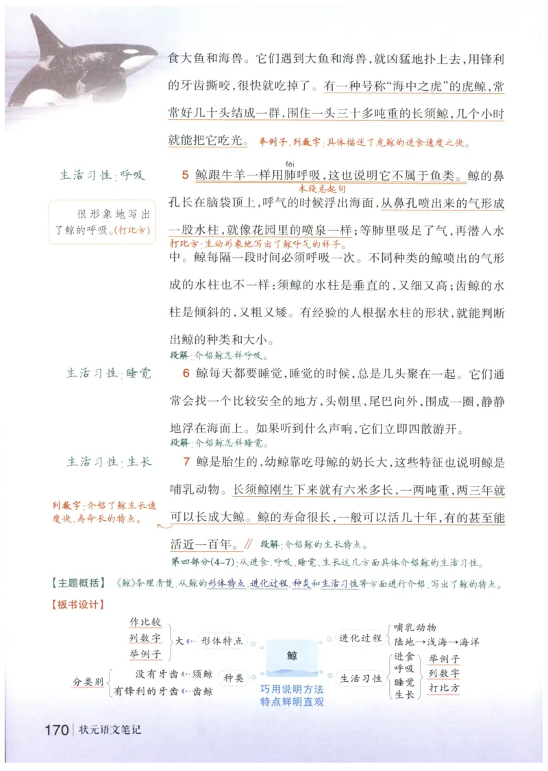 《状元笔记》_25秋小学语数英习题试卷_语文_25秋《状元笔记》语文12456_5年级语文《状元笔记》25秋