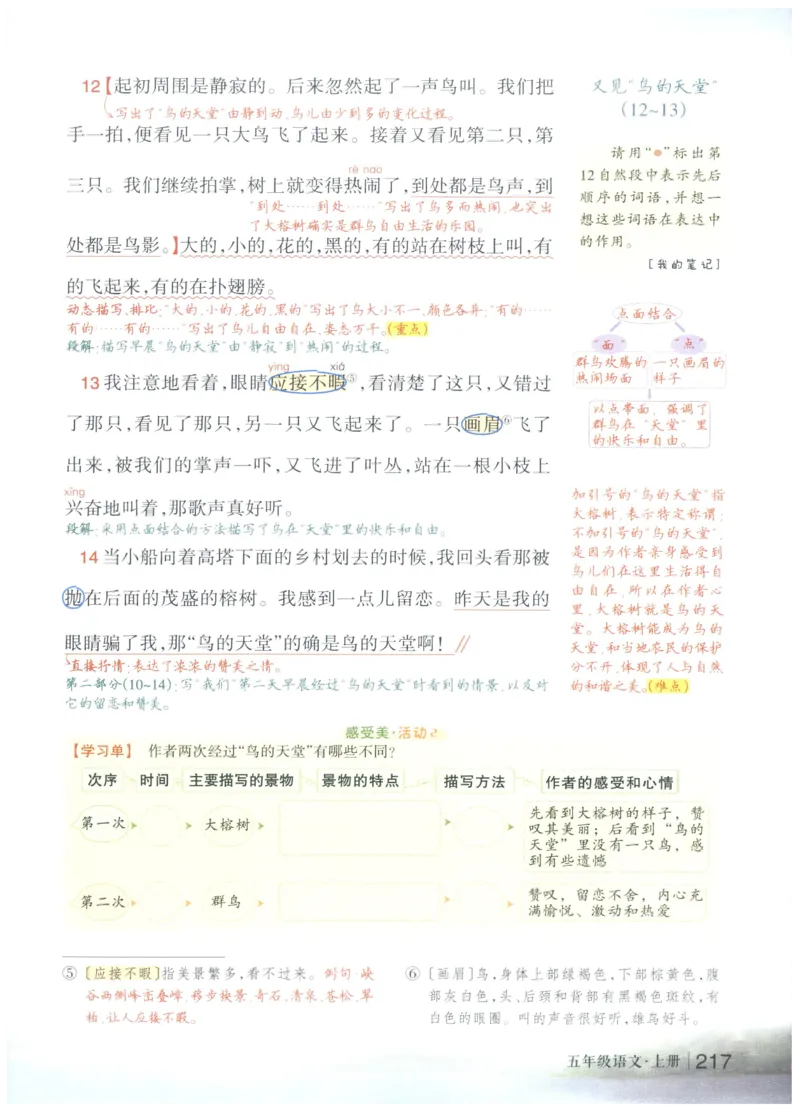 《状元笔记》_25秋小学语数英习题试卷_语文_25秋《状元笔记》语文12456_5年级语文《状元笔记》25秋