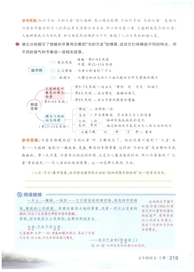 《状元笔记》_25秋小学语数英习题试卷_语文_25秋《状元笔记》语文12456_5年级语文《状元笔记》25秋