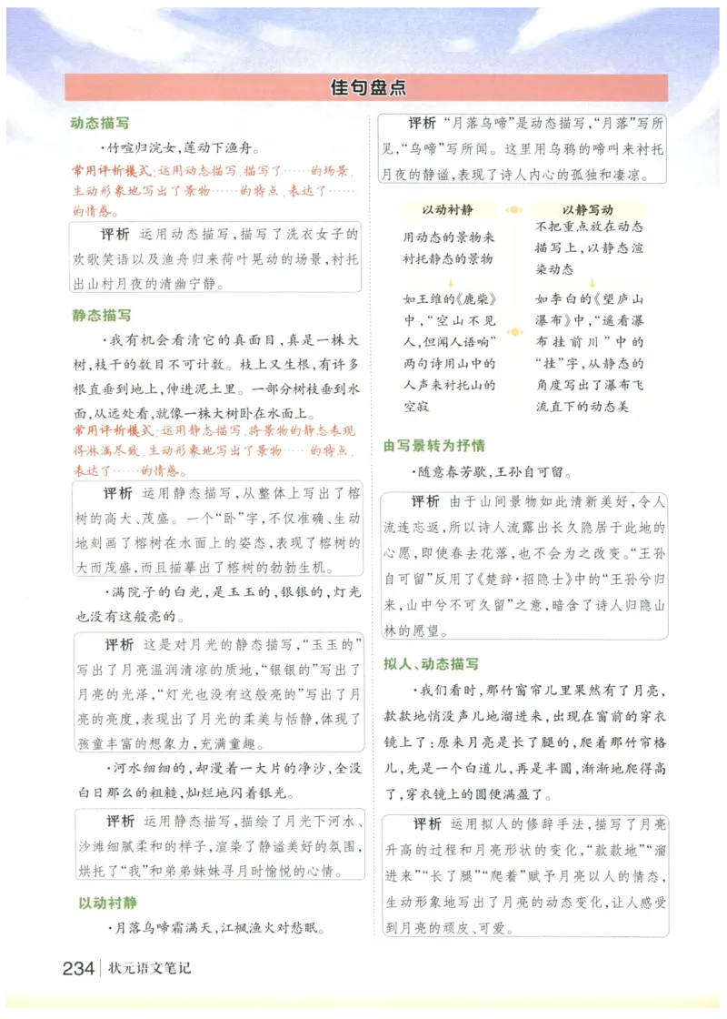 《状元笔记》_25秋小学语数英习题试卷_语文_25秋《状元笔记》语文12456_5年级语文《状元笔记》25秋