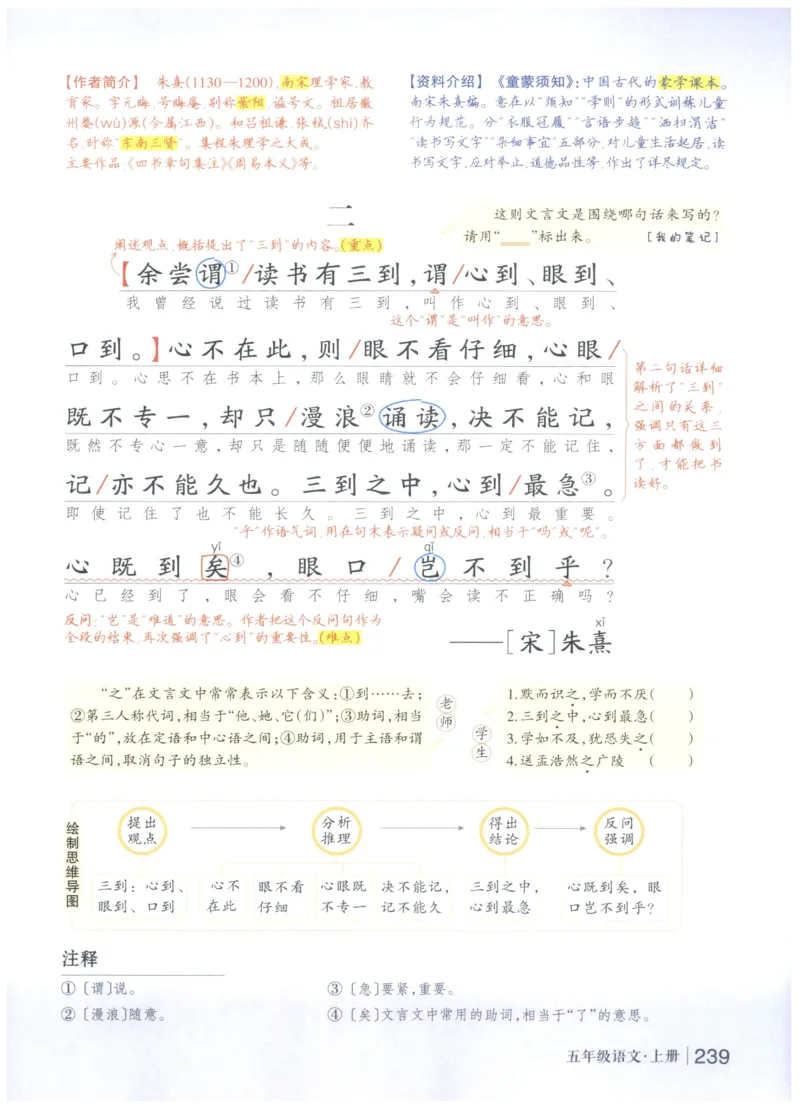 《状元笔记》_25秋小学语数英习题试卷_语文_25秋《状元笔记》语文12456_5年级语文《状元笔记》25秋