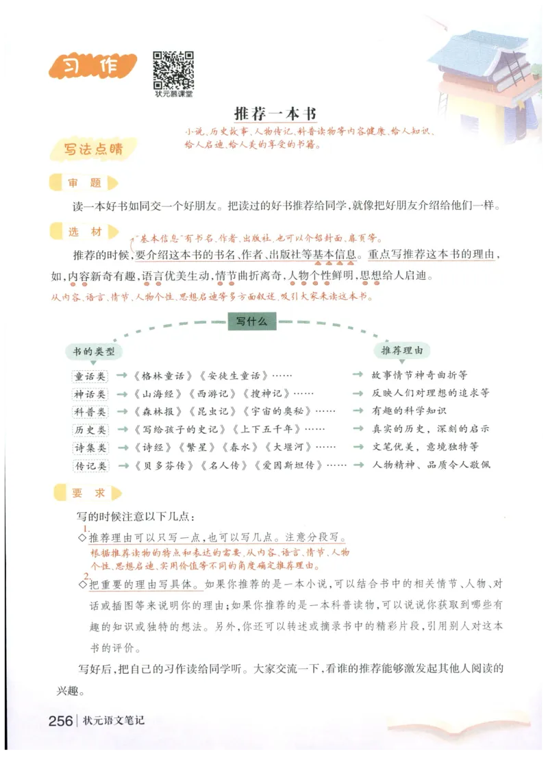 《状元笔记》_25秋小学语数英习题试卷_语文_25秋《状元笔记》语文12456_5年级语文《状元笔记》25秋
