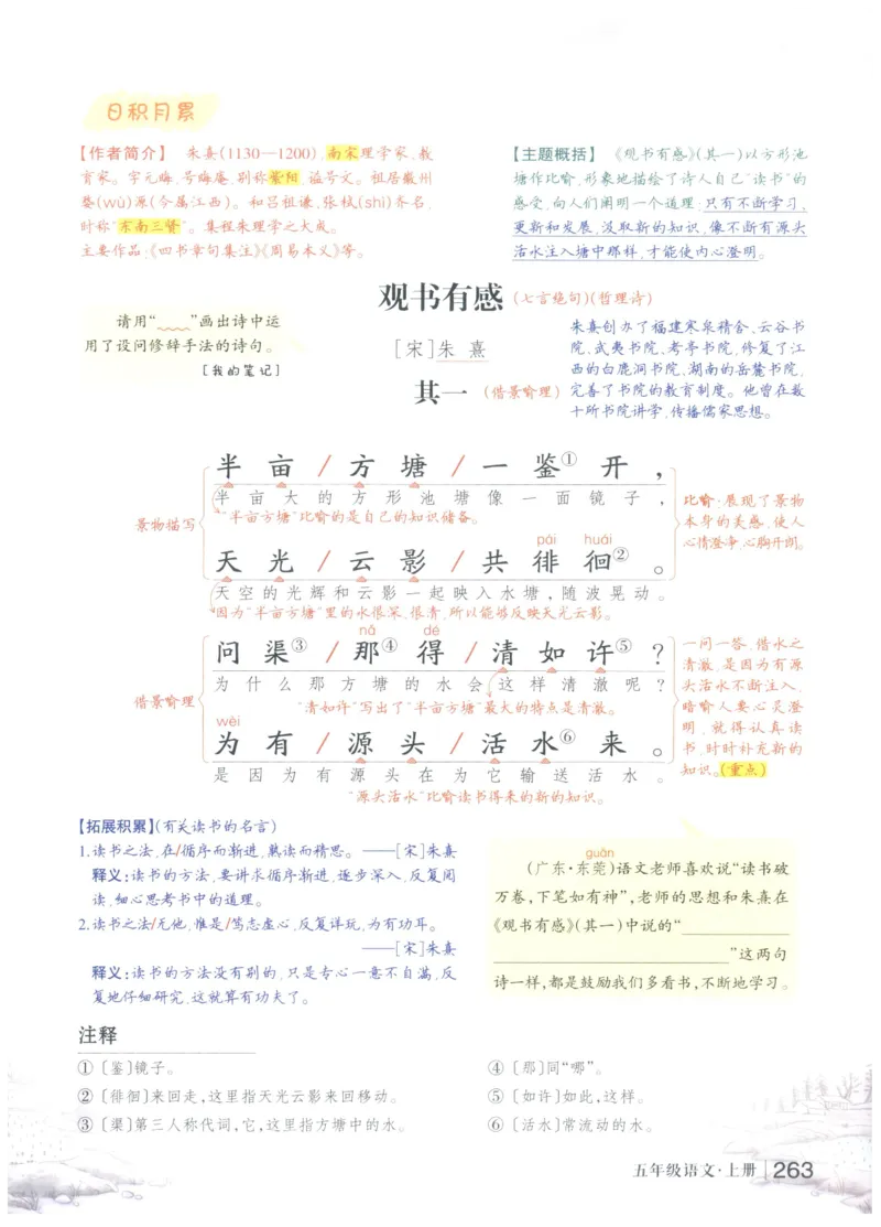 《状元笔记》_25秋小学语数英习题试卷_语文_25秋《状元笔记》语文12456_5年级语文《状元笔记》25秋