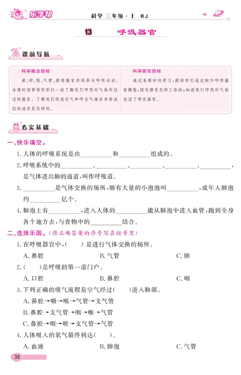 乐学帮科学道法练习册&middot;科学鄂教3上_三年级上下册资料_小学三年级学习资料-25年更新版_3-09、小学三年级科学上册_人教鄂教版