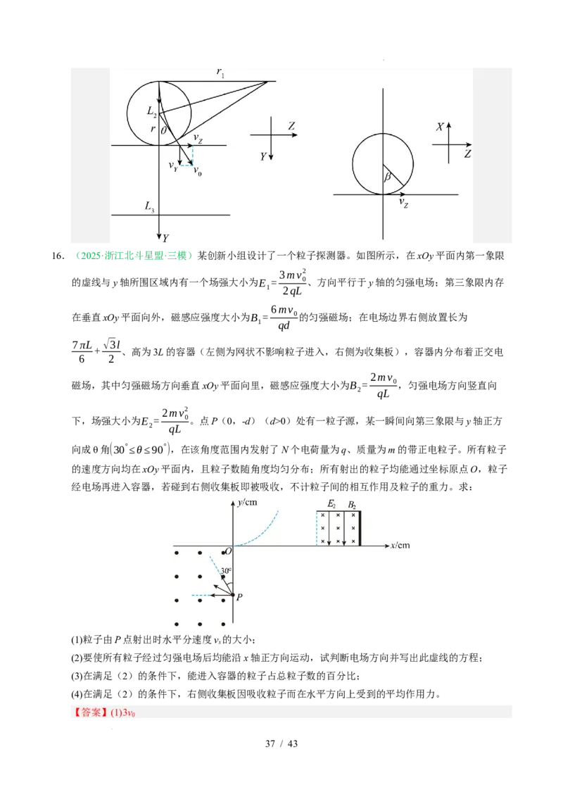 专题10磁场（浙江专用）（解析版）_浙江物理高考真题分类汇编（2021-2025）_专题10磁场（浙江专用）-五年（2021-2025）高考物理真题分类汇编