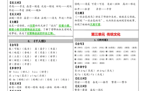 二下课课贴_二年级上下册资料_小学二年级学习资料-25年更新版_2-02、小学二年级语文下册_2-2-1、复习、知识点、归纳汇总_精品知识汇总