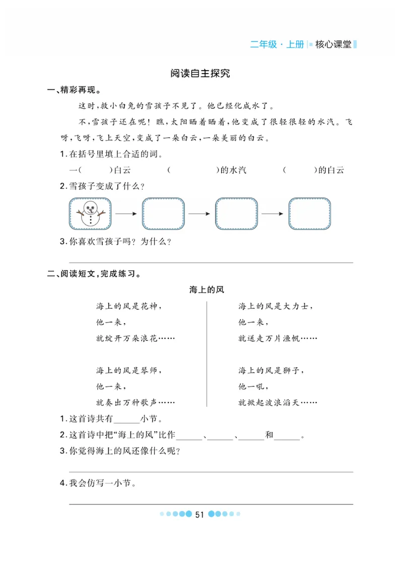 《核心课堂》语文2年级上册（RJ）_二年级上下册资料_小学二年级学习资料-25年更新版_2-01、小学二年级语文上册_2-1-2、练习题、作业、试题、试卷_电子册类