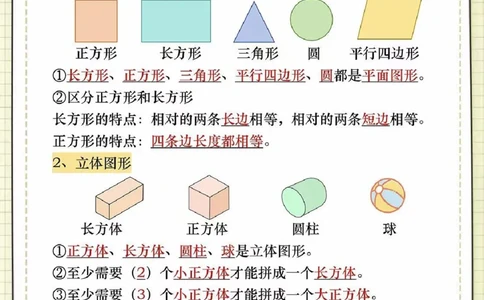 一年级上册数学期末全册知识点汇总_一年级上下册资料_一年级上册小红书同款资料_一年级(1)