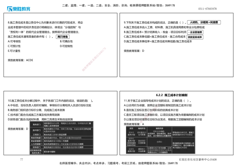 2025一建管理狂飙120分讲义（可打印版）_2026年一级建造师_2026年一建管理_2025年一建管理SVIP_04-冲刺串讲✿考点强化✿小灶集训_22-管理《狂飙集训班》大微RS_讲义