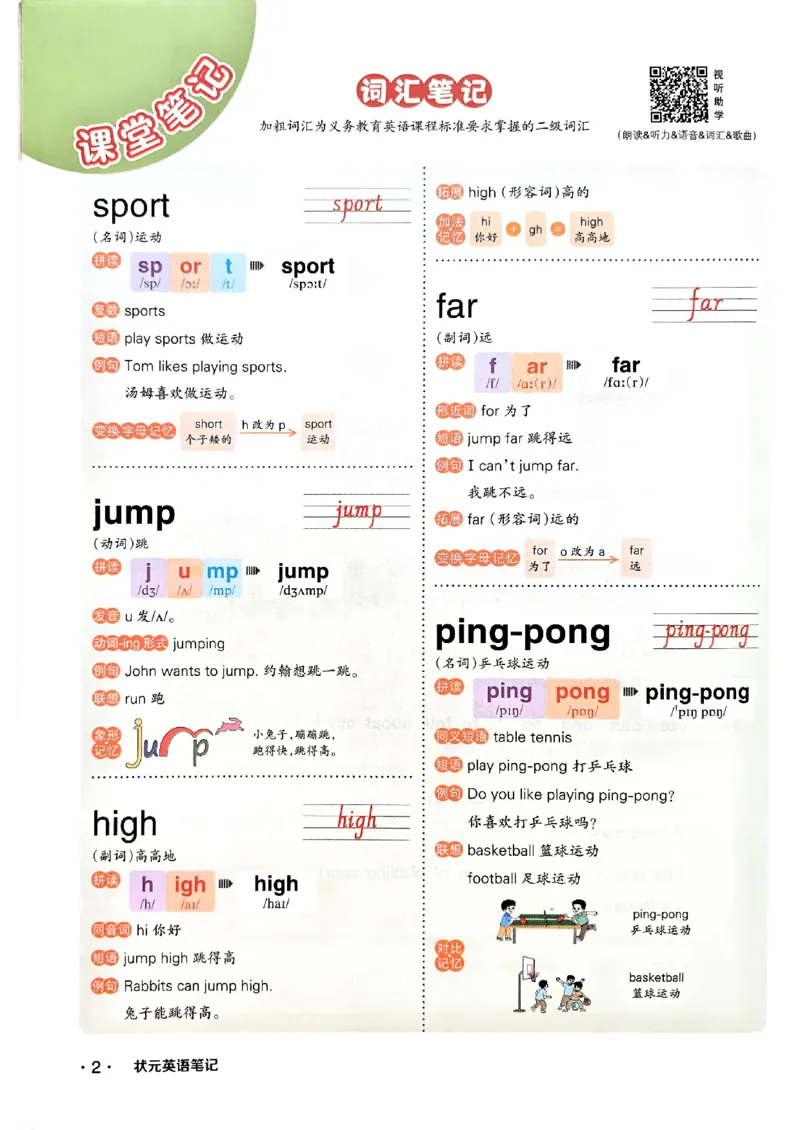 25秋四上英语外研版预习教材笔记_25秋小学语数英习题试卷_英语_外研版_外研版英语《状元英语笔记》456年级上册