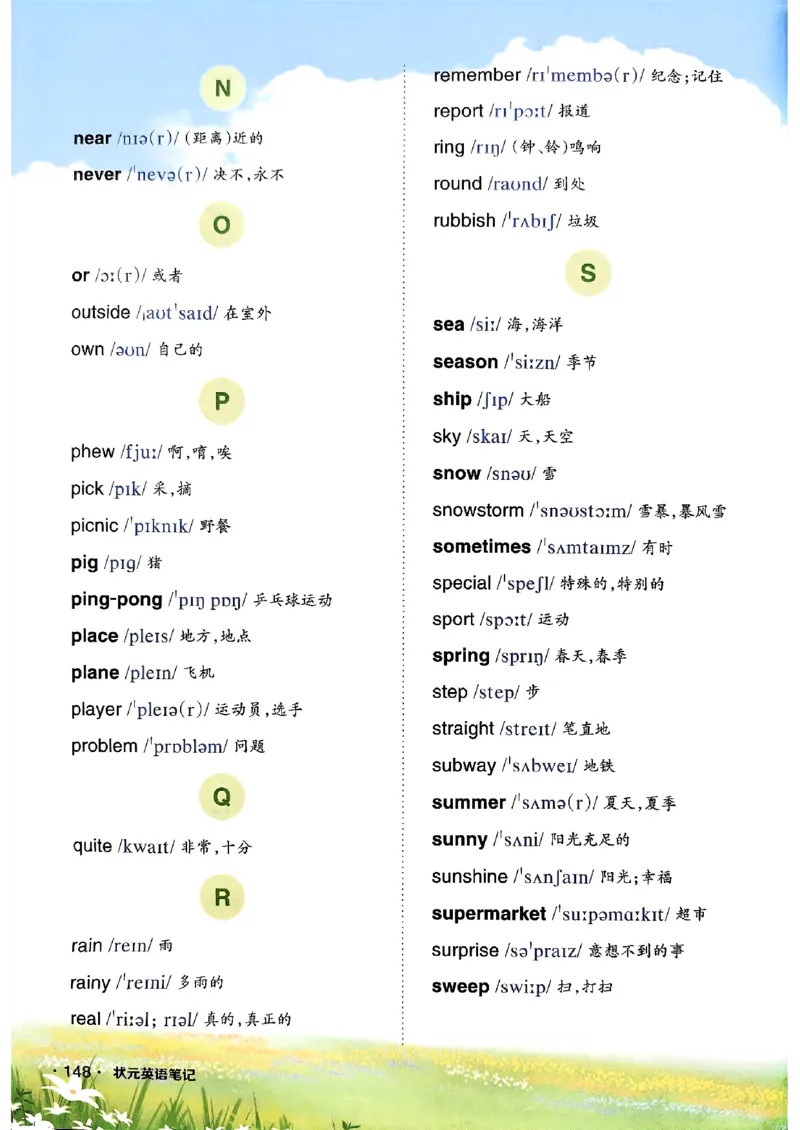 25秋四上英语外研版预习教材笔记_25秋小学语数英习题试卷_英语_外研版_外研版英语《状元英语笔记》456年级上册