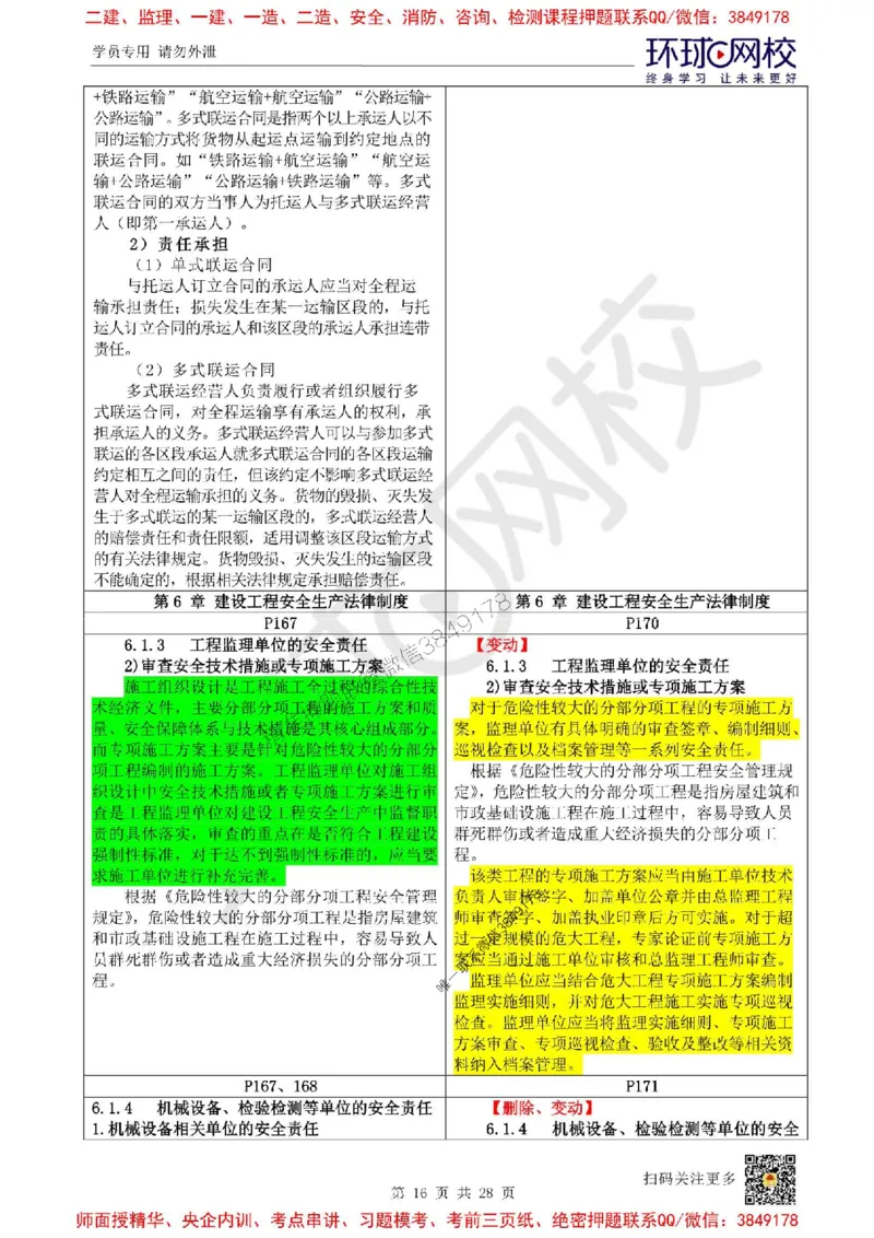 2025环球网校一级建造师《建设工程法规及相关知识》教材对比明细_2026年一建法规_2025年一建法规SVIP