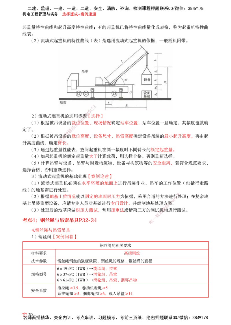 2025机电-选择速成+案例速通word讲义_2026年一级建造师_2026年一建机电_2025年一建机电SVIP_02-基础精讲✿高端面授✿深度强化_60-机电《简答速记直播》杨海军HX_讲义_2025总结资料