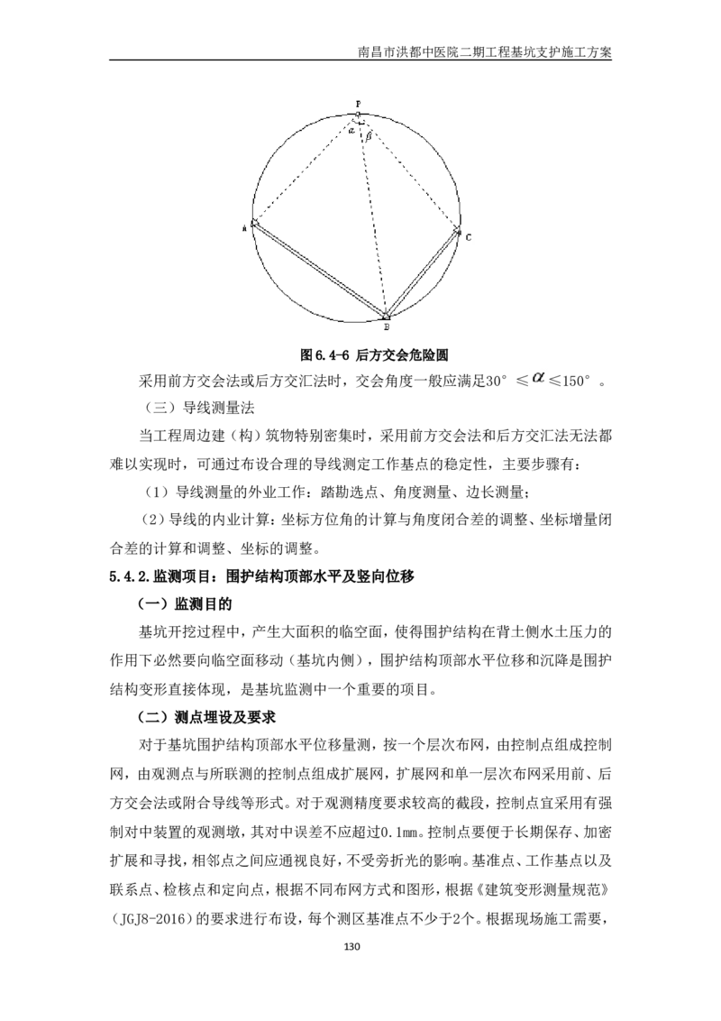 南昌市洪都中医院二期工程项目基坑支护施工方案_2020年公司级优秀施组方案_方案05南昌市洪都中医院二期工程项目基坑支护施工方案