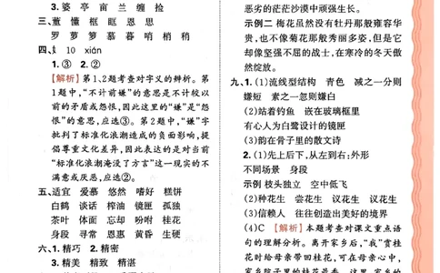 25秋五上语文人教版《王朝霞考点梳理时习卷》答案精解精析_25秋小学语数英习题试卷_数学_人教版_人教版数学《王朝霞考点梳理时习卷》_五年语文上册《王朝霞考点梳理时习卷》25秋(1)