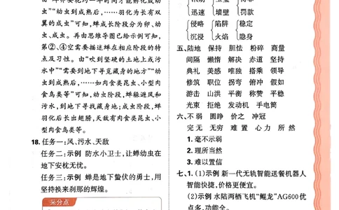 25秋五上语文人教版《王朝霞考点梳理时习卷》答案精解精析_25秋小学语数英习题试卷_数学_人教版_人教版数学《王朝霞考点梳理时习卷》_五年语文上册《王朝霞考点梳理时习卷》25秋(1)