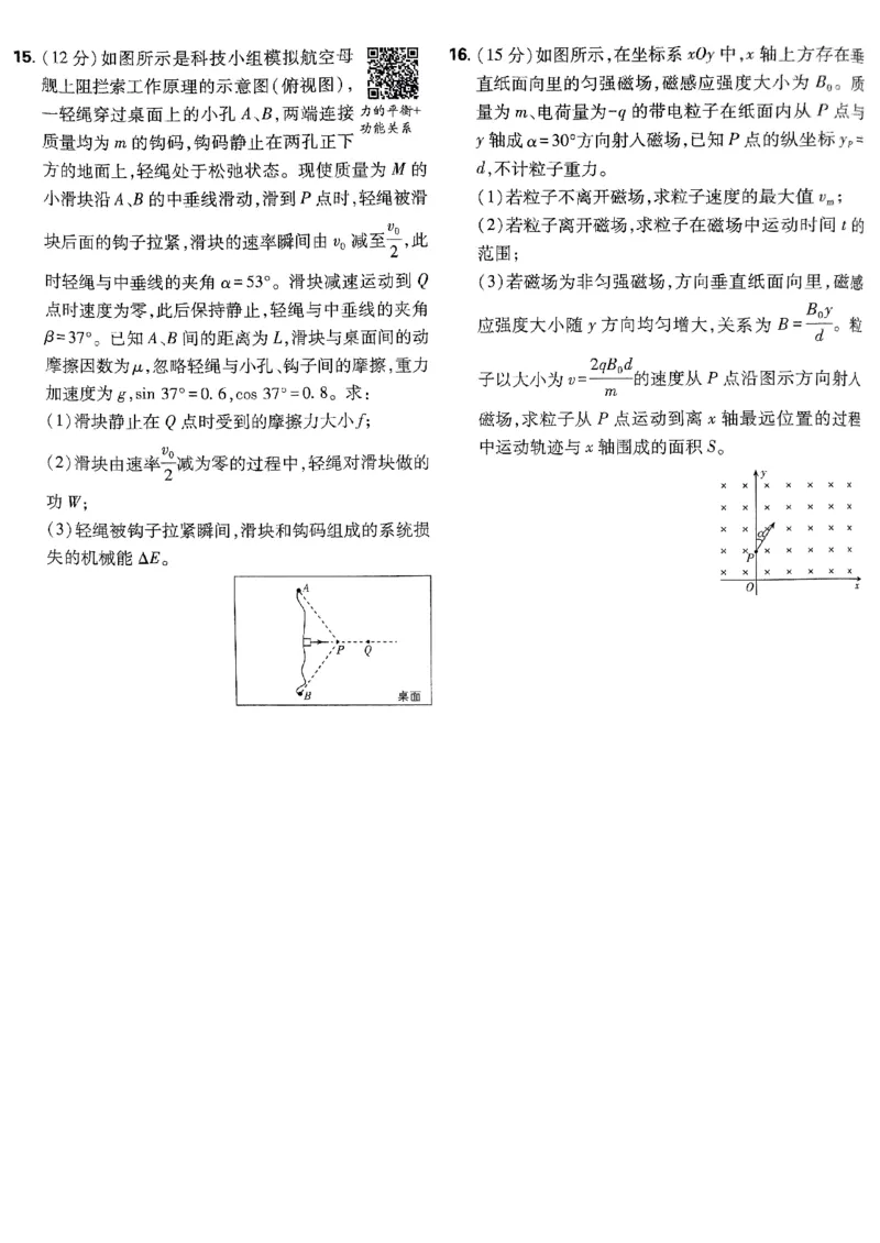 2025高考必刷卷42套物理新高考版_2025高中教辅（后续还会更新新习题试卷）_《2025高考必刷卷》_物理
