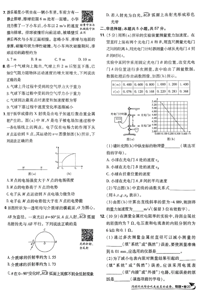 2025高考必刷卷42套物理新高考版_2025高中教辅（后续还会更新新习题试卷）_《2025高考必刷卷》_物理